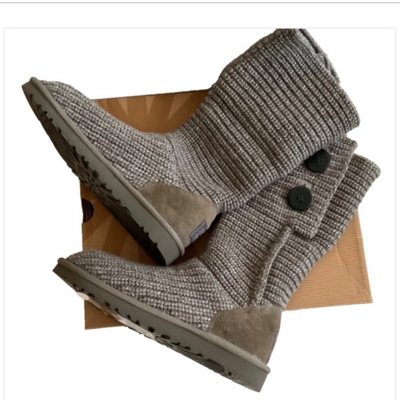 FINAL SALE 🎈New UGG Kids K Cardy Pull-on Knit Boot Size 4 * - Picture 7 of 14